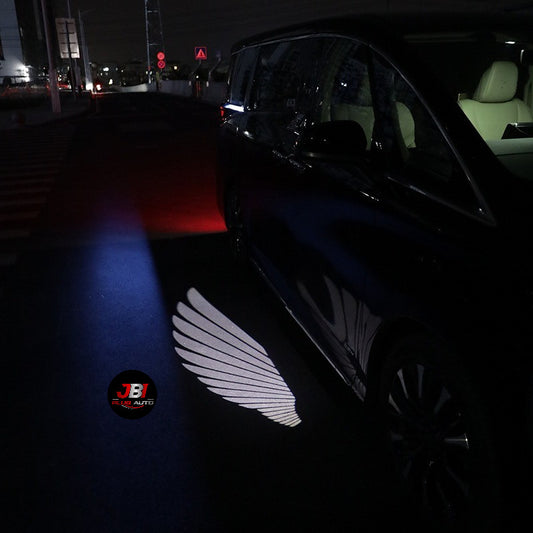 Toyota Alphard vellfire anh40 2023-2025 car angel wing welcome light