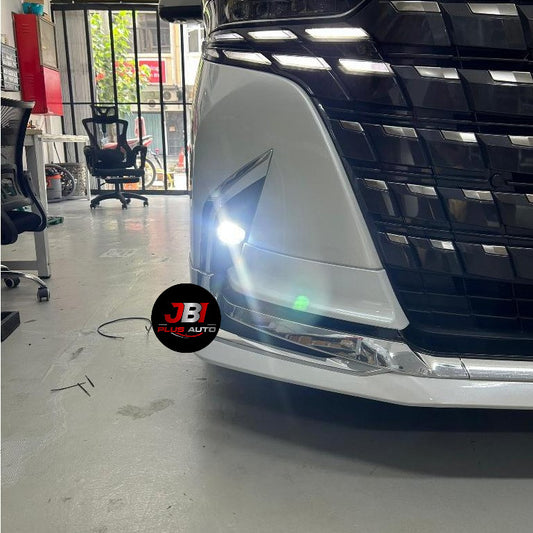 Toyota Alphard Vellfire AGH40 LED Golden Fog Light Projector Fog Lamp Goden White