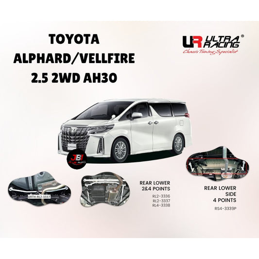 Ultra Racing Safety Bar Toyota Alphard Vellfire AH30 2.5L Stage 1 Front Bar Rear Anti Roll Sway Bar