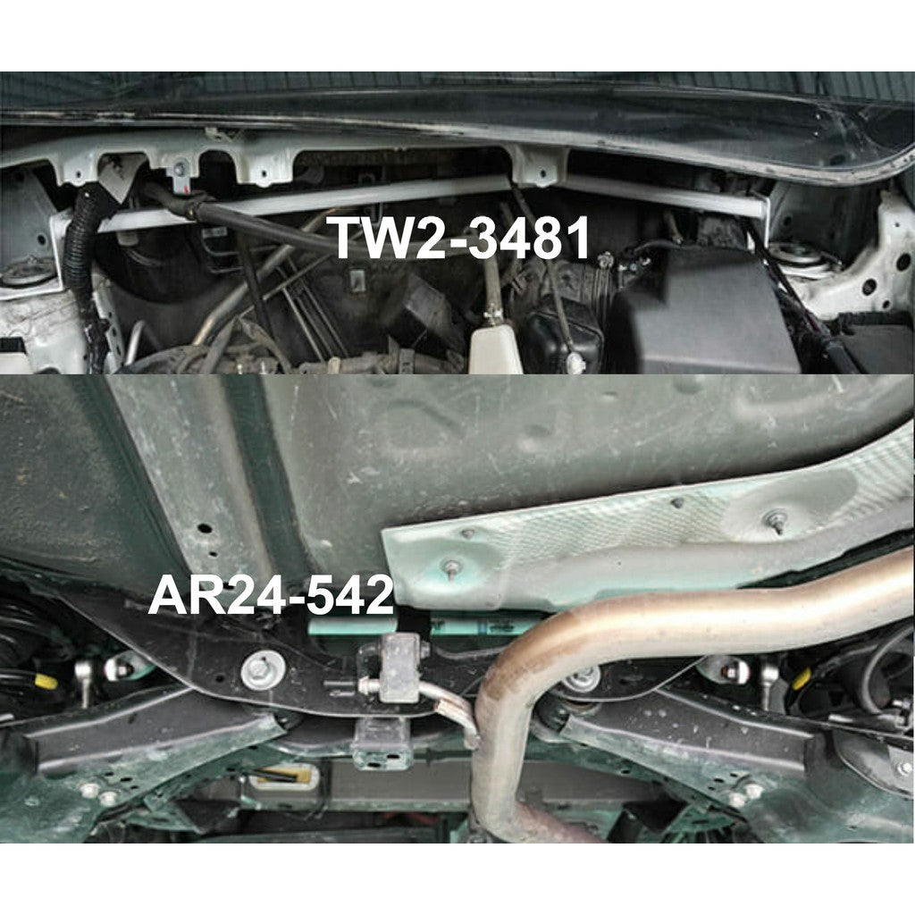 Ultra Racing Safety Bar Toyota Alphard Vellfire AH30 2.5L Stage 1 Front Bar Rear Anti Roll Sway Bar