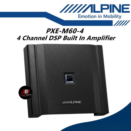 Alpine 4 Channel DSP Car Digital Sound Processor Built In Amplifier PXE-M60-4