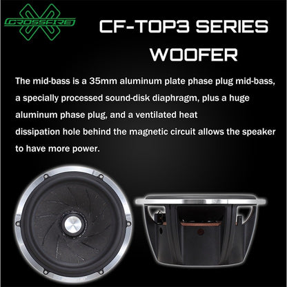 CROSSFIRE Top 3 Series 3 Way Speaker System