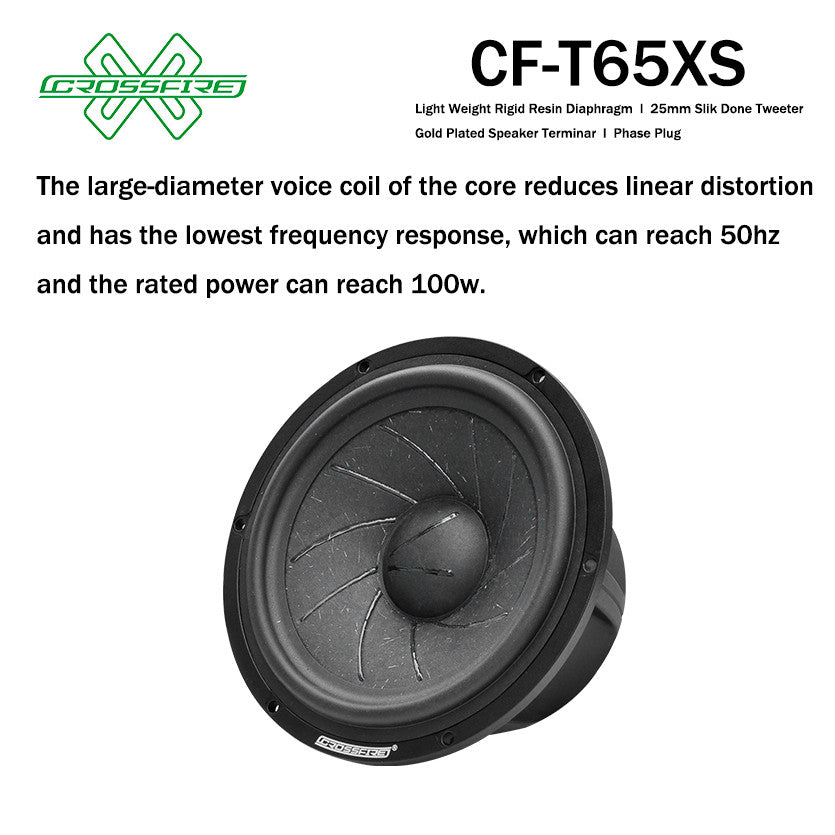 Crossfire 2 Way Component Speaker T65XS