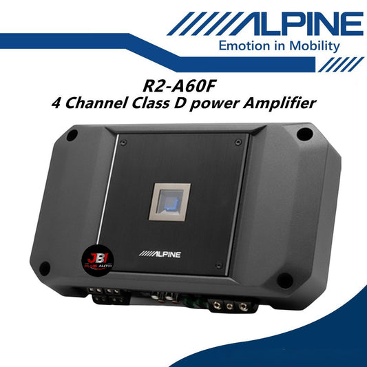 Alpine R Series 4 Channel power Amplifier 4Ch Amp R2-A60F