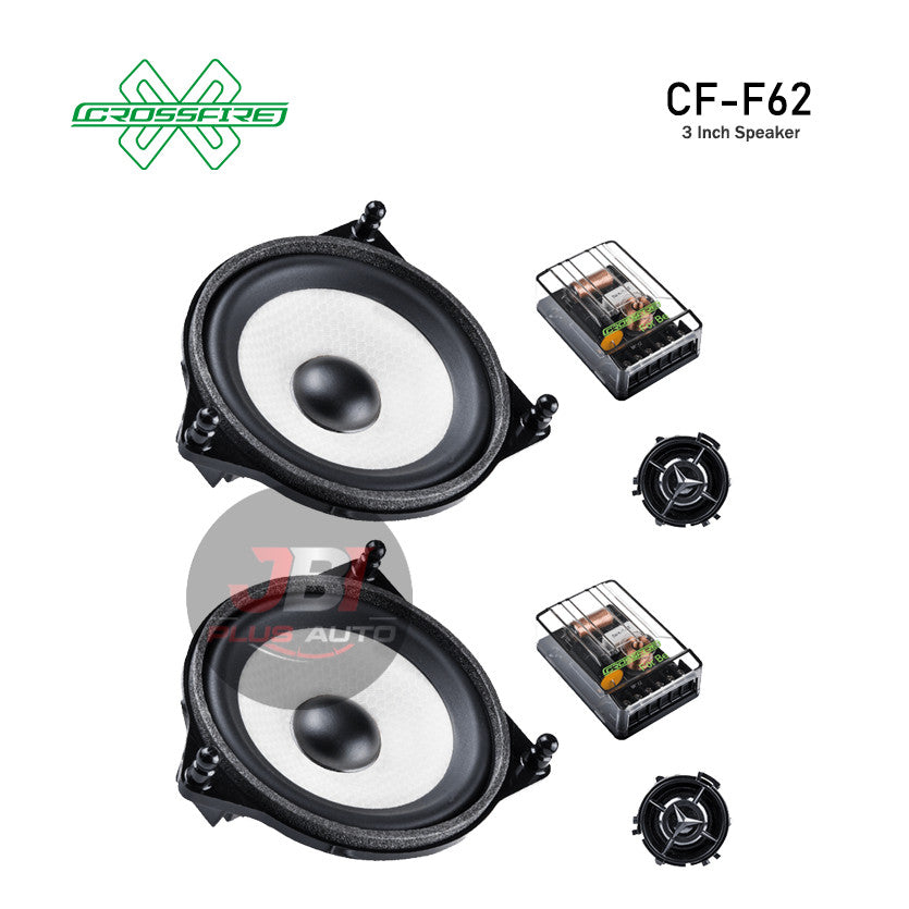 CROSSFIRE 2 Way Component Speaker (3") + Subwoofer For Mercedes-Benz (8")
