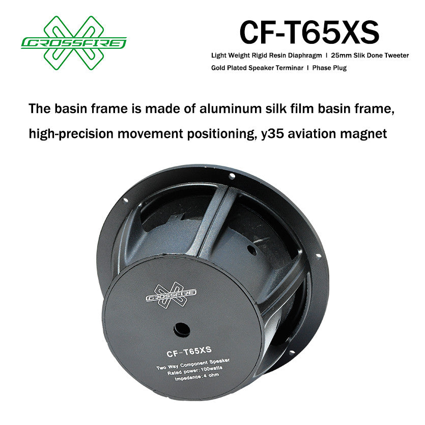Crossfire 2 Way Component Speaker T65XS