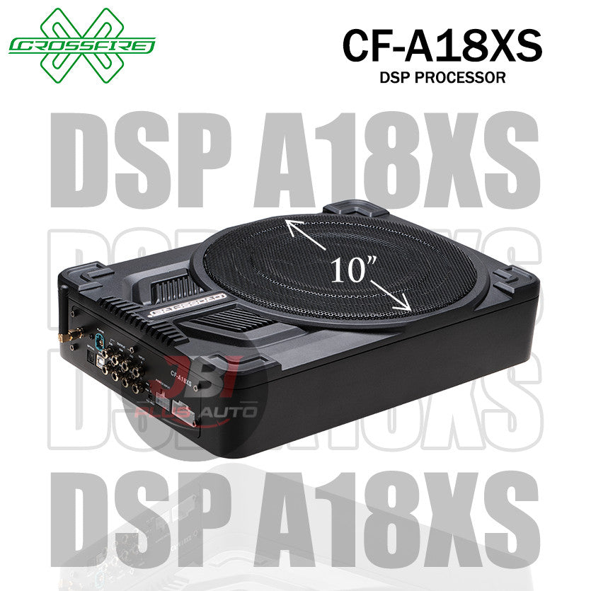 CROSSFIRE DSP Amplifier With Subwoofer All In One Series (10") A18XS