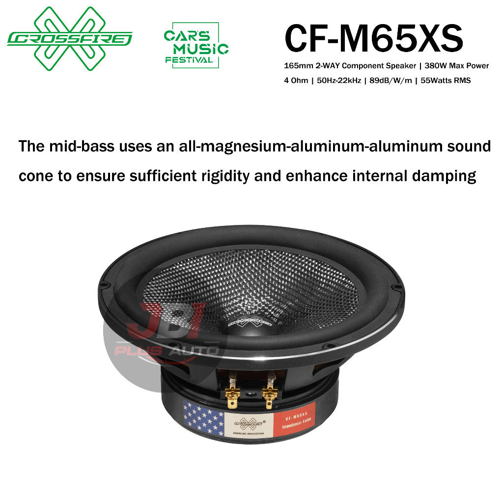 CROSSFIRE 2 Way Component Speaker M65XS