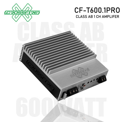 CROSSFIRE Class AB 1 Channel Amplifier CF-T600.1PRO