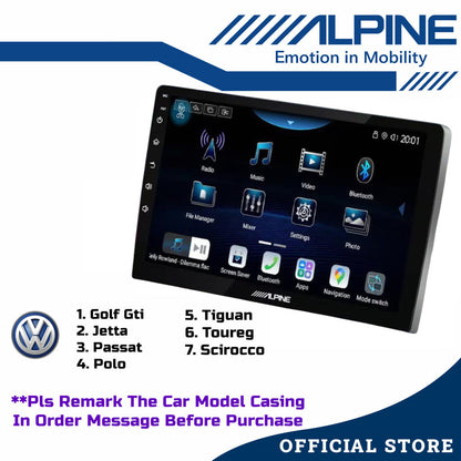 Alpine 8+256GB Car Android player 9" Or 10" Ply For Toyota Honda Proton Perodua iNE-AX809