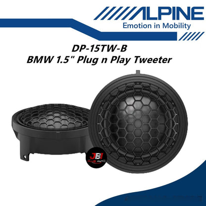 Alpine 1.5" Plug n Play Tweeter For BMW DP-15TW-B