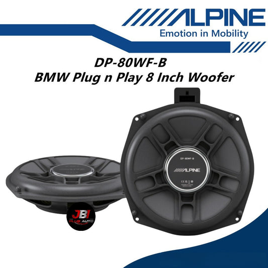 Alpine Plug n Play 8" SubWoofer 8 Inch Woofer For BMW DP-80WF-B