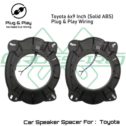 OEM Plug & Play Speaker Spacer For Honda Nissan Perodua Toyota Solid Abs (6.5"/6 x 9")