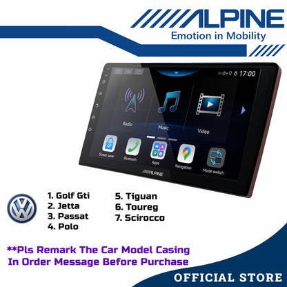 Alpine 2+32GB Car Android player 9" Or 10" Original Version Android 12 Ply For Toyota Honda Proton Perodua iNE-AW409S
