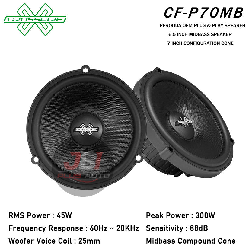CROSSFIRE  Perodua OEM Midbass Speaker CF-P70MB
