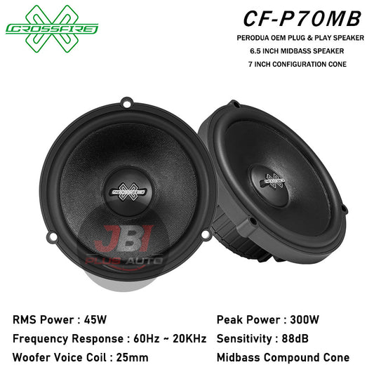 CROSSFIRE  Perodua OEM Midbass Speaker CF-P70MB