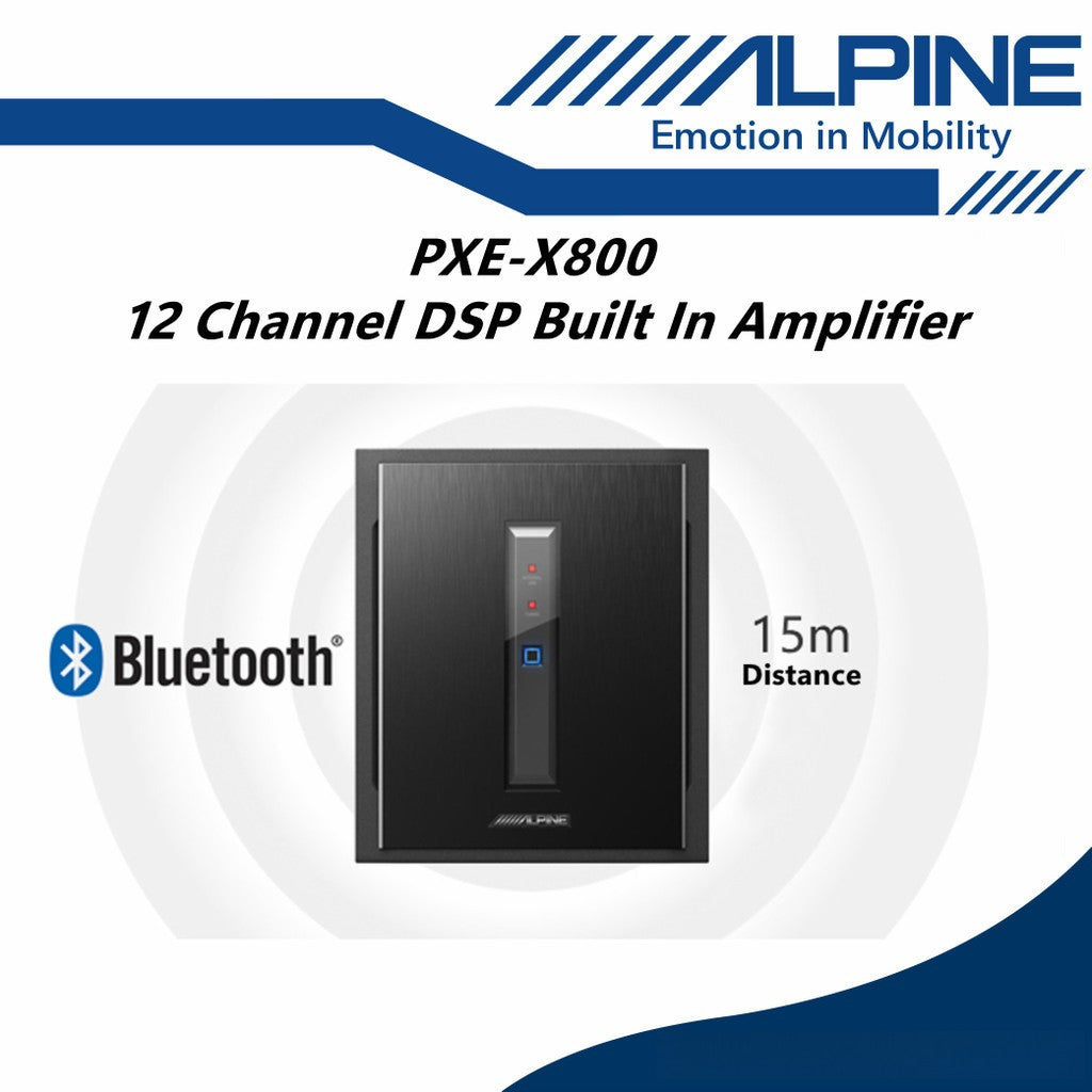 Alpine 12 Ch Car DSP Sound Processor Built In Amplifier Digital Signal Processor PXE-X800