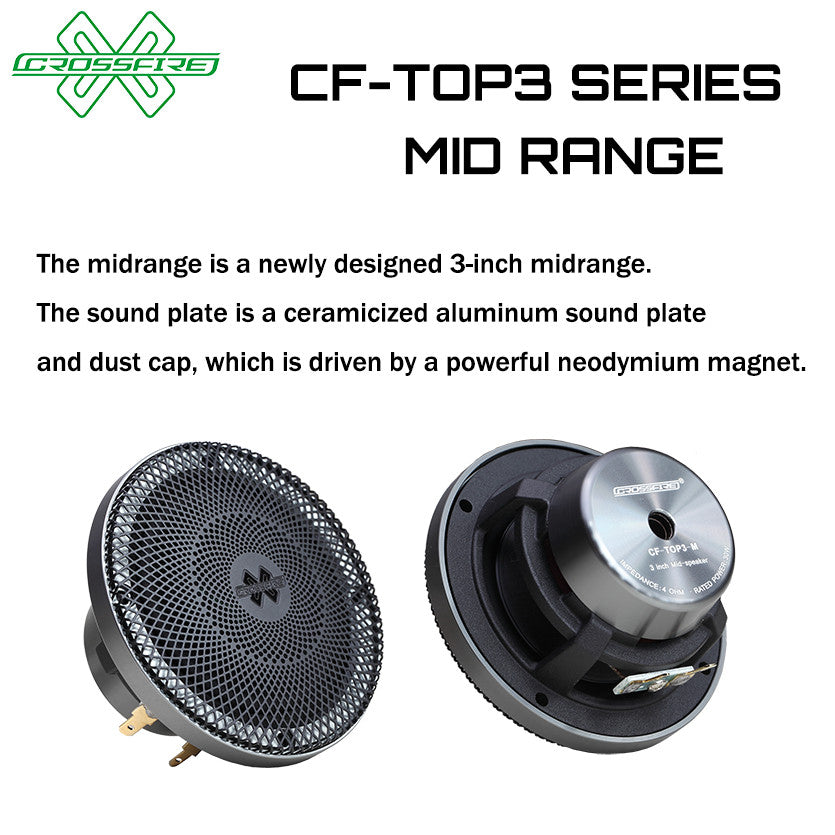 CROSSFIRE Top 3 Series 3 Way Speaker System