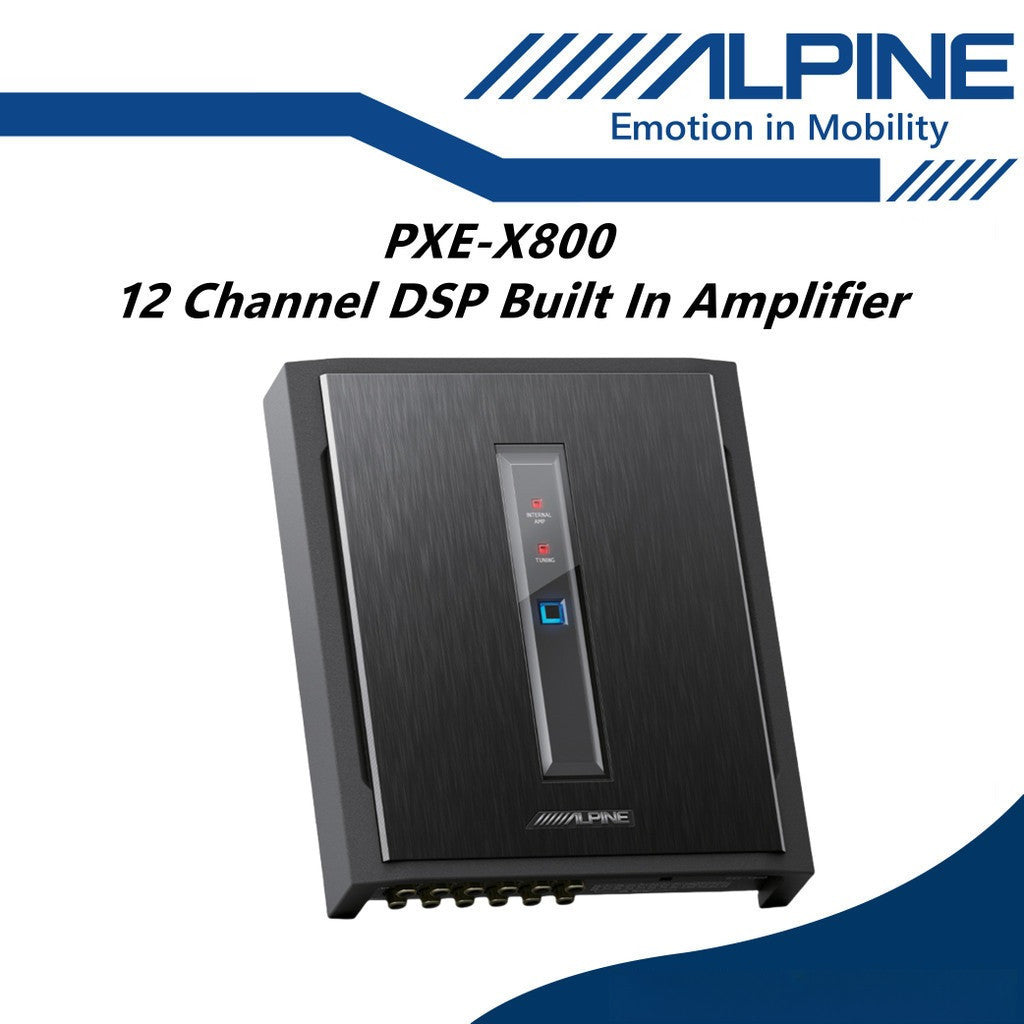 Alpine 12 Ch Car DSP Sound Processor Built In Amplifier Digital Signal Processor PXE-X800