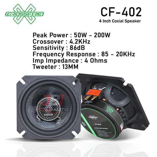 CROSSFIRE Coaxial Speaker (4") CF-402