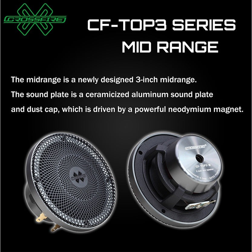 CROSSFIRE Top 3 Series 3 Way Speaker System