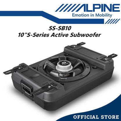 Alpine 10" Active Subwoofer S Series Underseat Woofer 10 Inch SS-SB10
