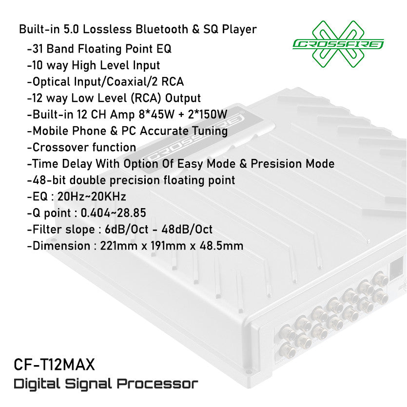 CROSSFIRE Digital Signal Processor CF-T12MAX