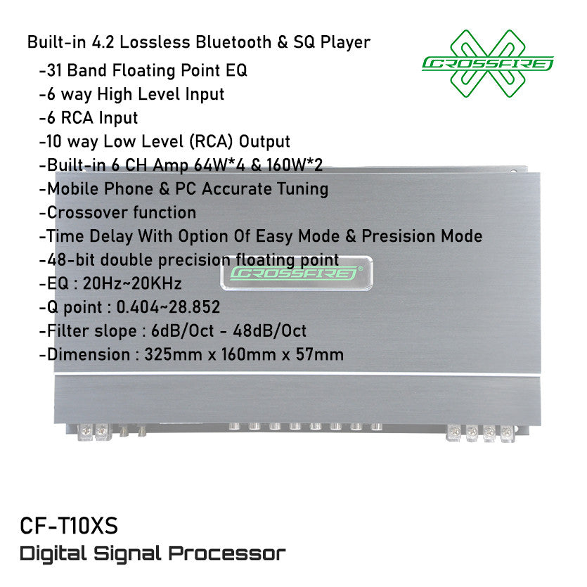CROSSFIRE Digitial Signal Processor CF-T10XS