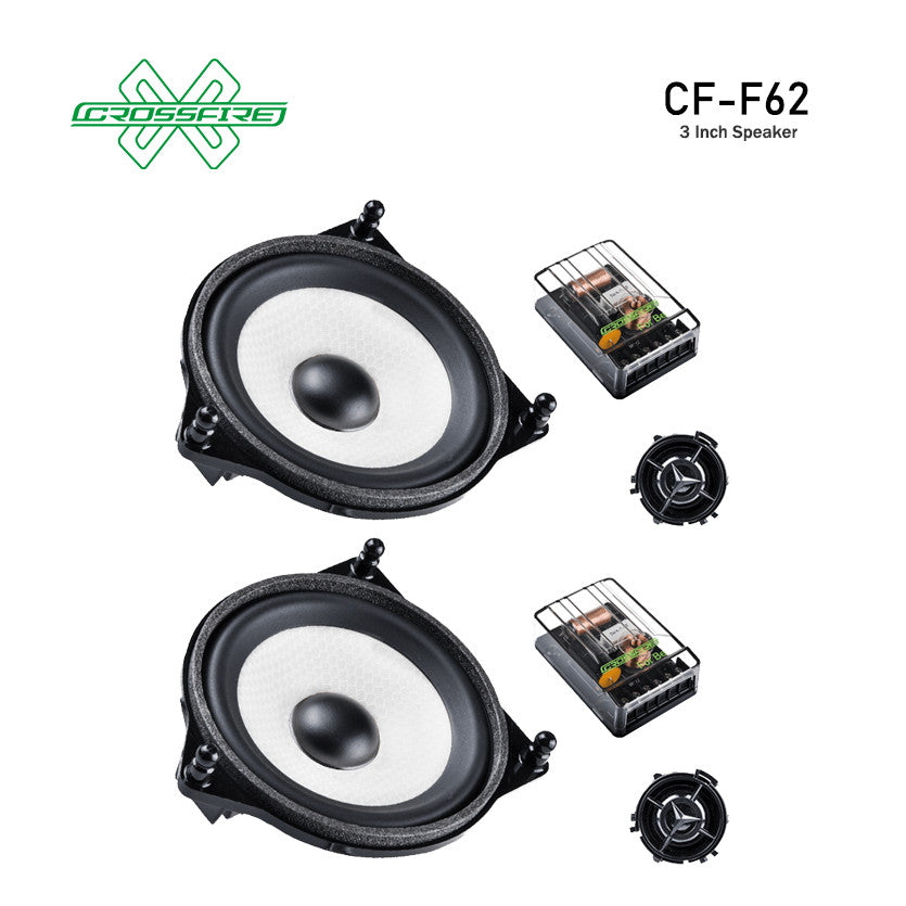 CROSSFIRE 2 Way Component Speaker (3") + Subwoofer For Mercedes-Benz (8")