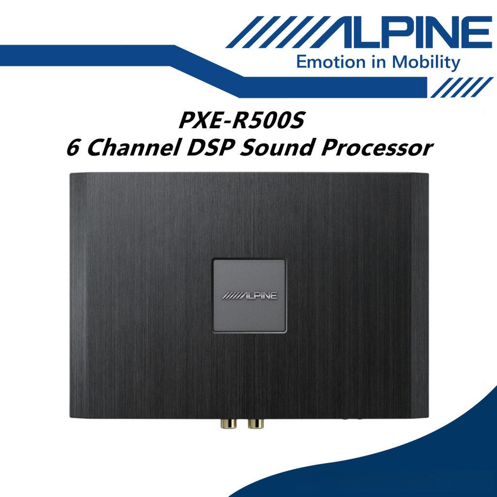 Alpine 6 Channel DSP Digital Signal Processor Built In Amplifier 6ch DSP PXE-R500S