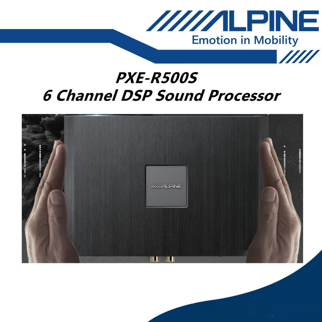 Alpine 6 Channel DSP Digital Signal Processor Built In Amplifier 6ch DSP PXE-R500S