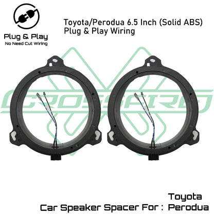 OEM Plug & Play Speaker Spacer For Honda Nissan Perodua Toyota Solid Abs (6.5"/6 x 9")