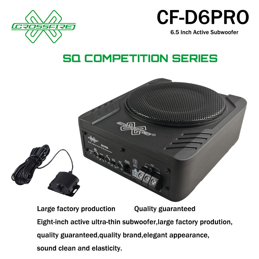 CROSSFIRE 6.5 Inch Active Subwoofer CF-D6PRO