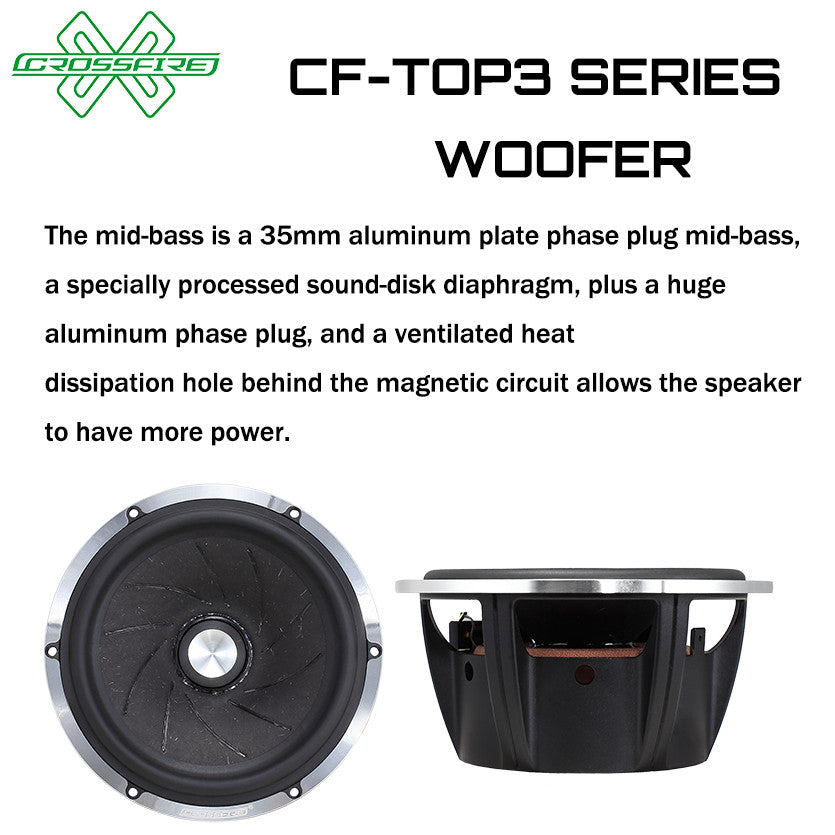 CROSSFIRE Top 3 Series 3 Way Speaker System