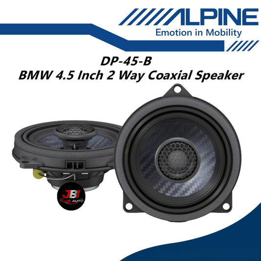 Alpine 4.5" BMW Plug n Play 2 Way Coaxial Car Speaker For BMW DP-45-B