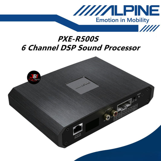 Alpine 6 Channel DSP Digital Signal Processor Built In Amplifier 6ch DSP PXE-R500S