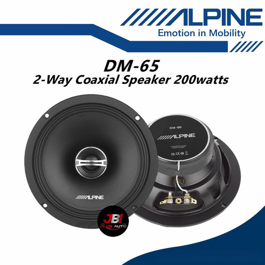 Alpine Package 6.5" Inch 2 Way Component Set Coaxial Speaker 7" Inch Active Sub Woofer Subwoofer Car Spk