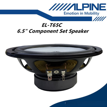 Alpine 6.5" Component Speaker Set 2 Way Component Spk With Tweeter EL-T65C