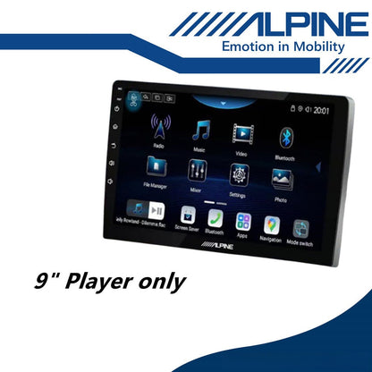 Alpine 8+256GB Car Android player 9" Or 10" Ply For Toyota Honda Proton Perodua iNE-AX809