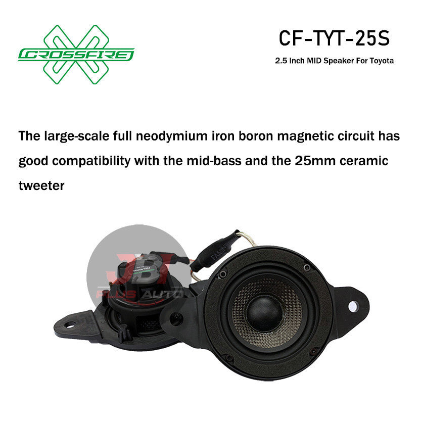 CROSSFIRE Mid Speaker For Toyota (2.5") TYT-25S