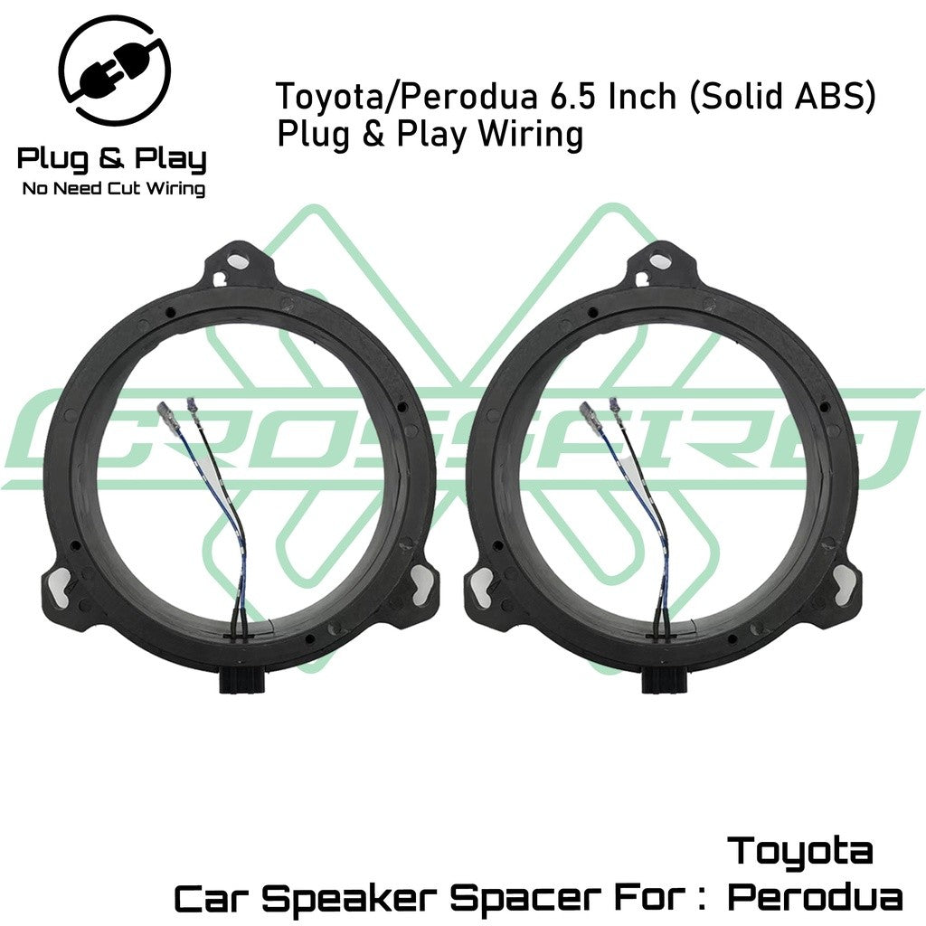 OEM Plug & Play Speaker Spacer For Honda Nissan Perodua Toyota Solid Abs (6.5"/6 x 9")