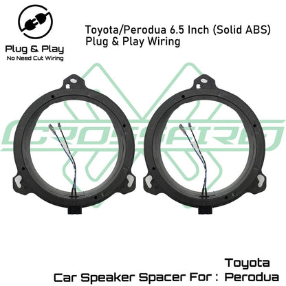 OEM Plug & Play Speaker Spacer For Honda Nissan Perodua Toyota Solid Abs (6.5"/6 x 9")