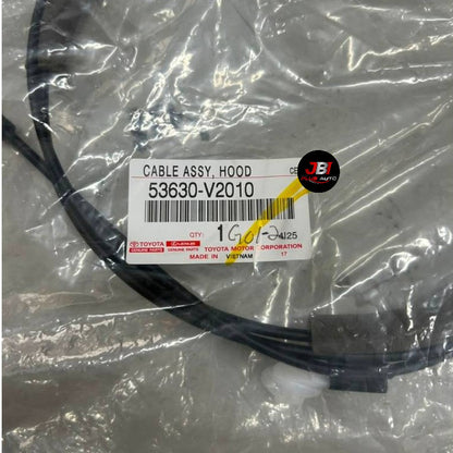 Toyota Genuine Hood Release Cable Assy Front Bonnet Opener Cable 53630-V2010 Original