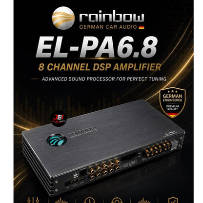Rainbow DSP Active Subwoofer Complete Car Audio Package