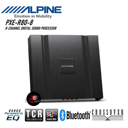 ALPINE 8 CHANNEL DSP PXE-R80-8 BLUETOOTH USB