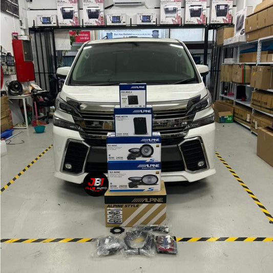 For Toyota Alphard Vellfire Agh30 Alpine Sound System Upgrade