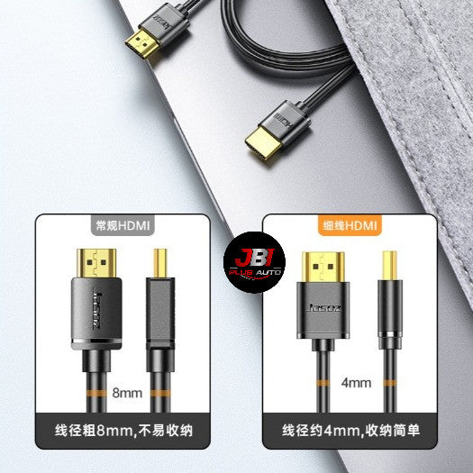 Android Player HDMI HDR High-definition ultra-fine cable for 4K computer projector monitoring connection.