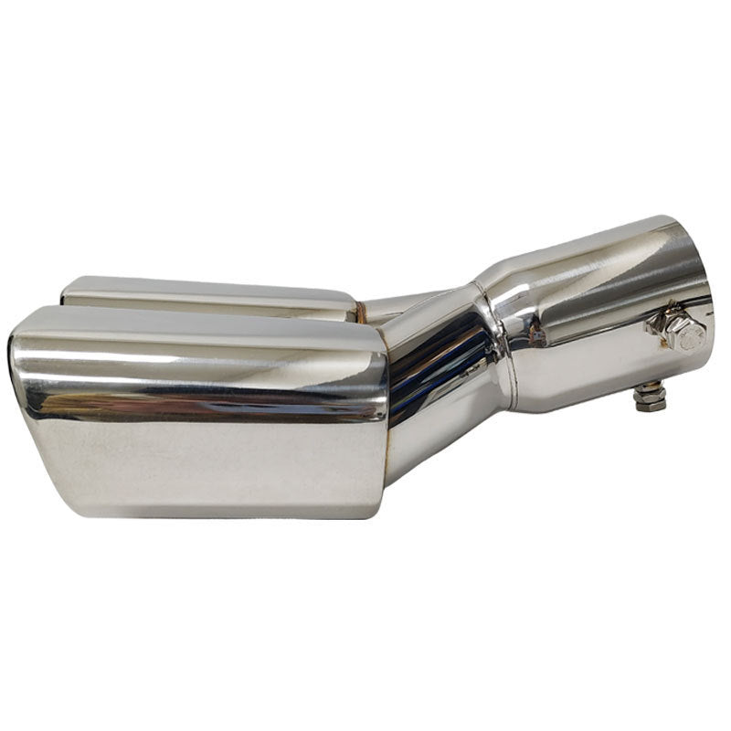 Suitable for Toyota Alphard 40 Series dual exhaust pipe modification, dual square-outlet tailpipe.