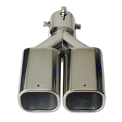 Suitable for Toyota Alphard 40 Series dual exhaust pipe modification, dual square-outlet tailpipe.
