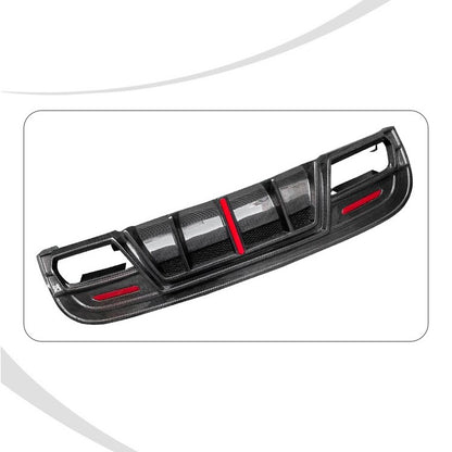 For Mercedes Benz X156 GLA45 Carbon Fiber Diffuser + Exhaust